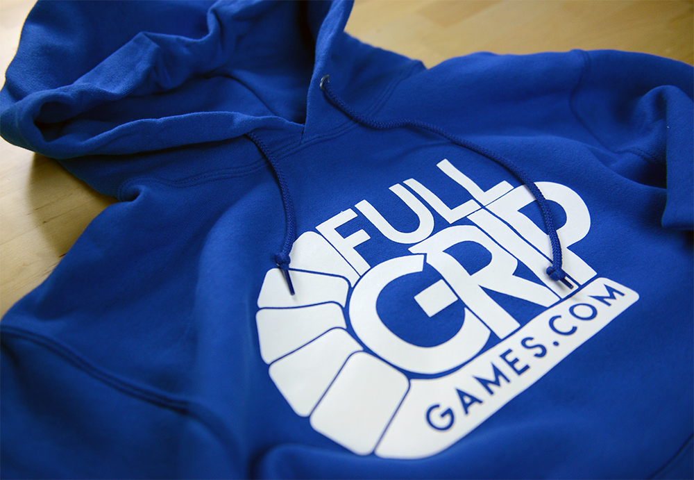 Full Grip Games Pullover Hoodie - Blue